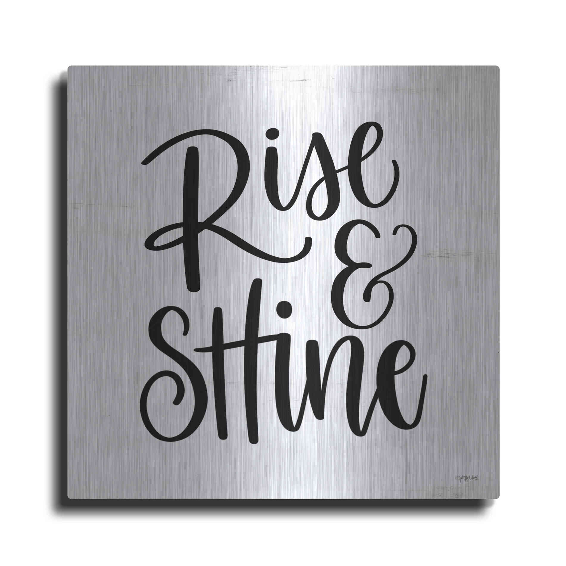 Luxe Metal Art 'Rise & Shine     ' by Imperfect Dust, Metal Wall Art