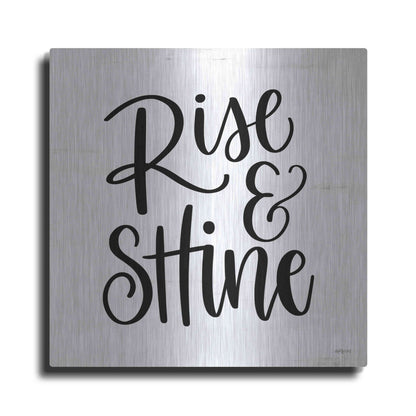 Luxe Metal Art 'Rise & Shine     ' by Imperfect Dust, Metal Wall Art