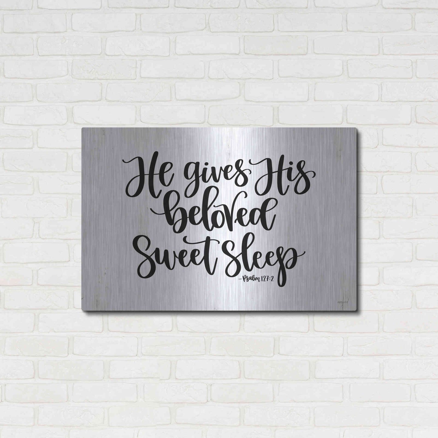 Luxe Metal Art 'Sweet Sleep    ' by Imperfect Dust, Metal Wall Art,36x24