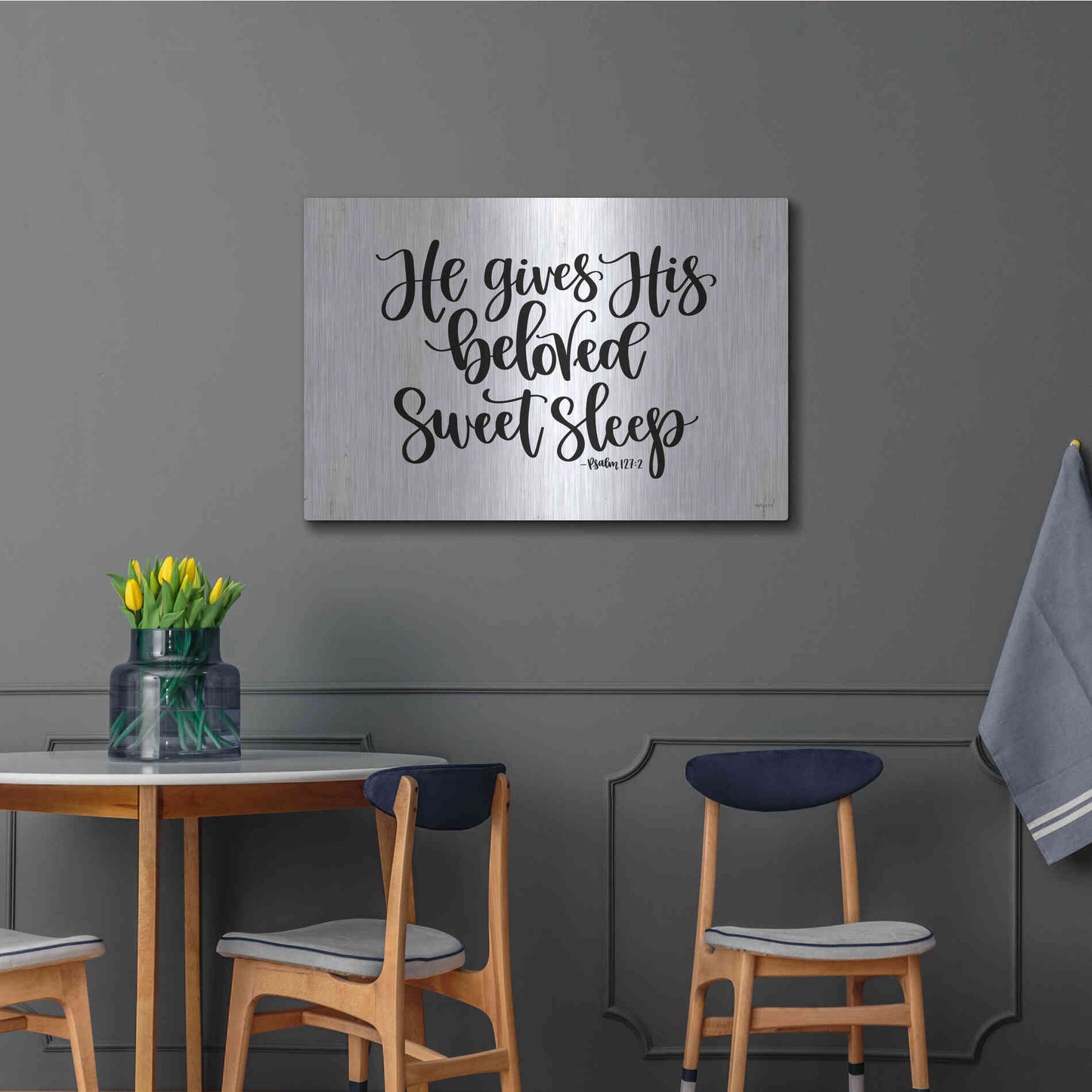 Luxe Metal Art 'Sweet Sleep    ' by Imperfect Dust, Metal Wall Art,36x24