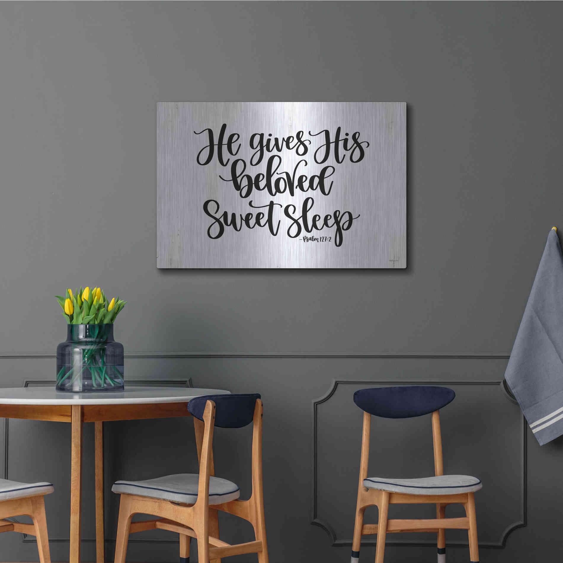 Luxe Metal Art 'Sweet Sleep    ' by Imperfect Dust, Metal Wall Art,36x24