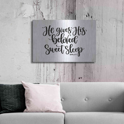 Luxe Metal Art 'Sweet Sleep    ' by Imperfect Dust, Metal Wall Art,36x24