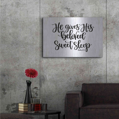 Luxe Metal Art 'Sweet Sleep    ' by Imperfect Dust, Metal Wall Art,36x24