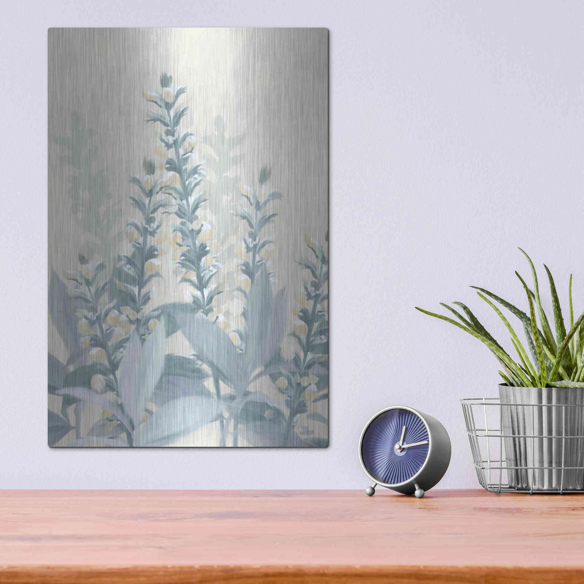 Luxe Metal Art 'Golden Fields' by House Fenway, Metal Wall Art,12x16