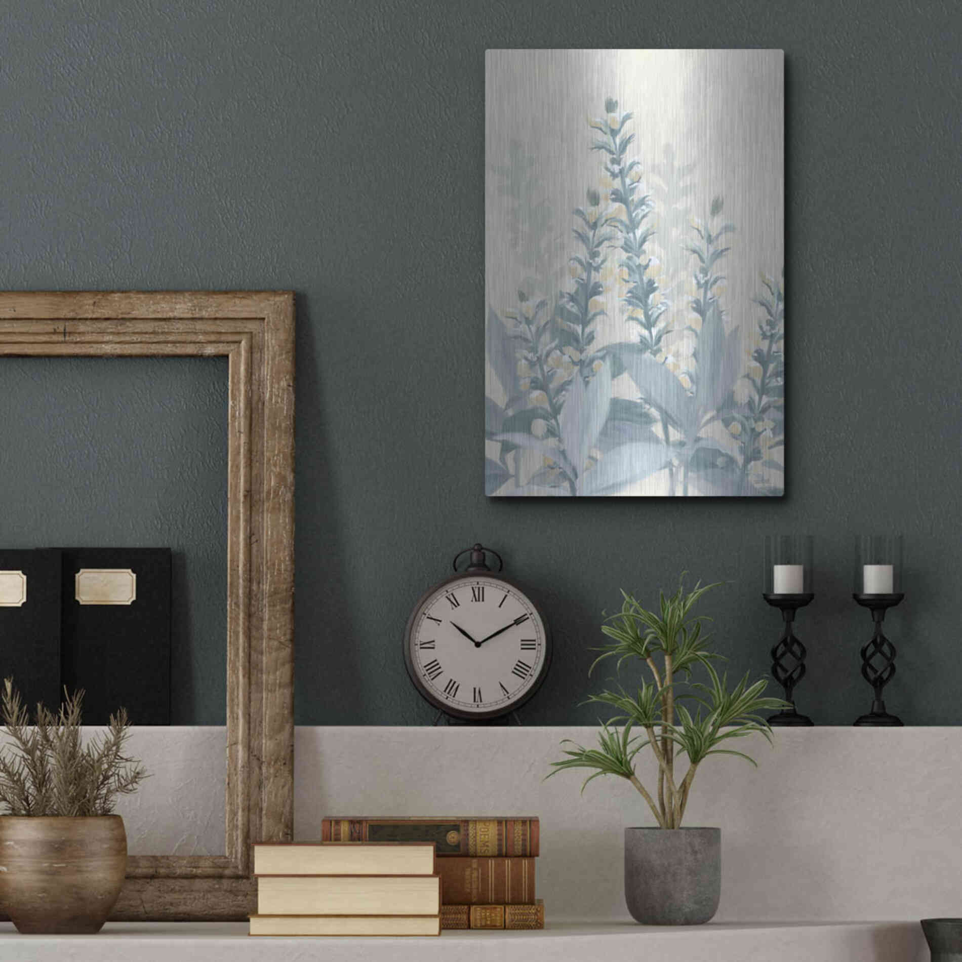 Luxe Metal Art 'Golden Fields' by House Fenway, Metal Wall Art,12x16