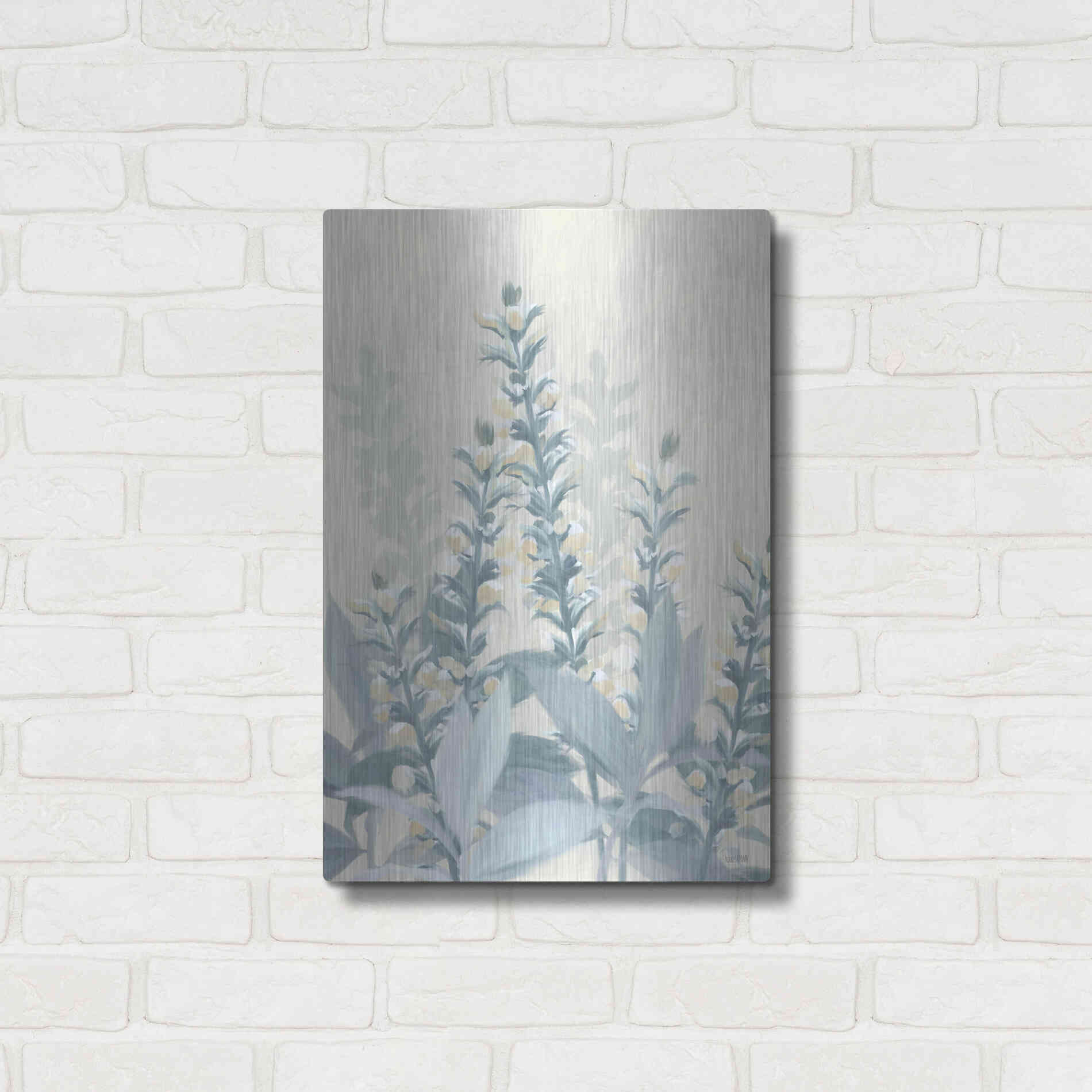 Luxe Metal Art 'Golden Fields' by House Fenway, Metal Wall Art,16x24