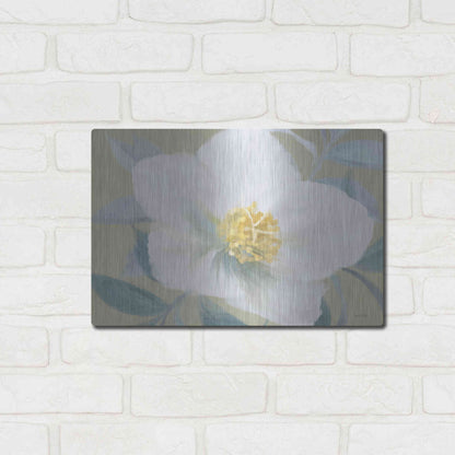Luxe Metal Art 'Golden Bloom' by House Fenway, Metal Wall Art,16x12