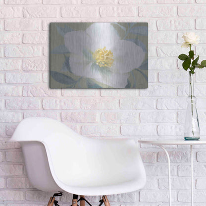 Luxe Metal Art 'Golden Bloom' by House Fenway, Metal Wall Art,24x16