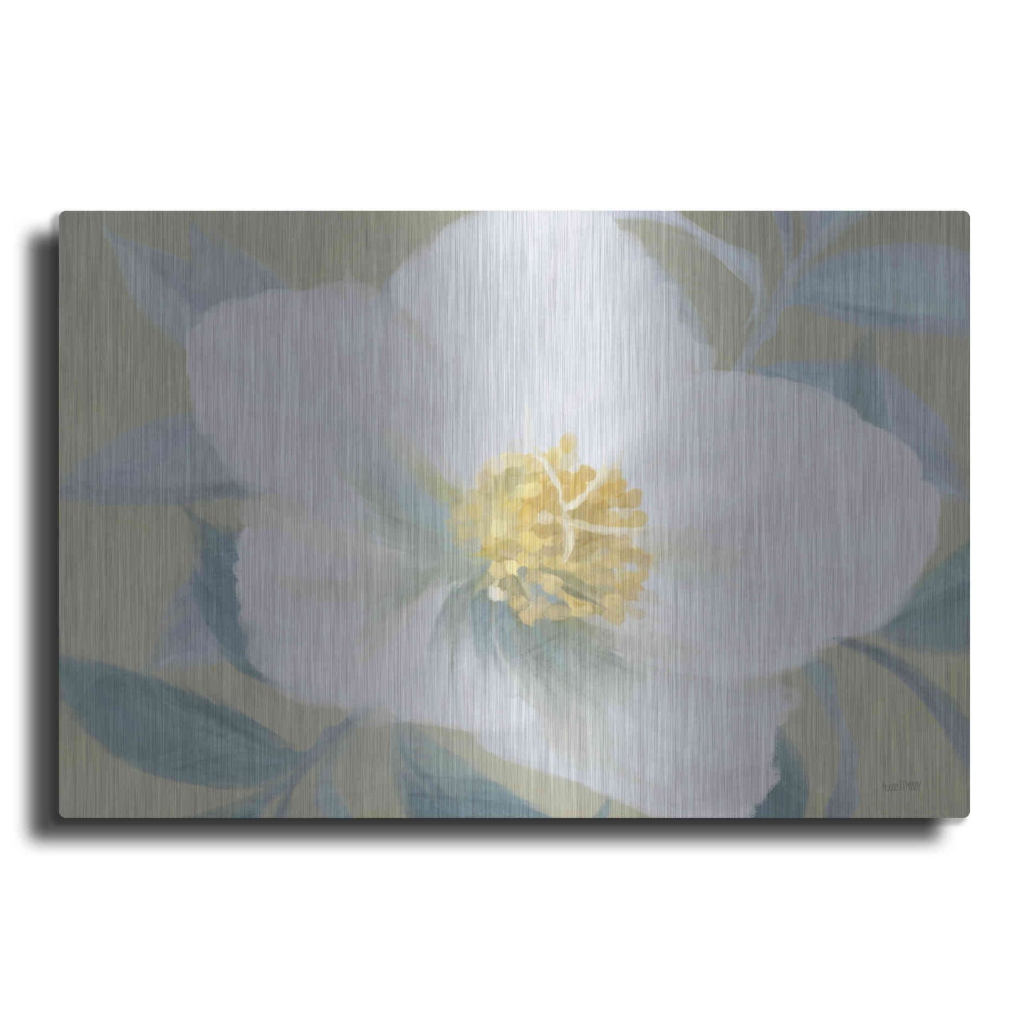 Luxe Metal Art 'Golden Bloom' by House Fenway, Metal Wall Art