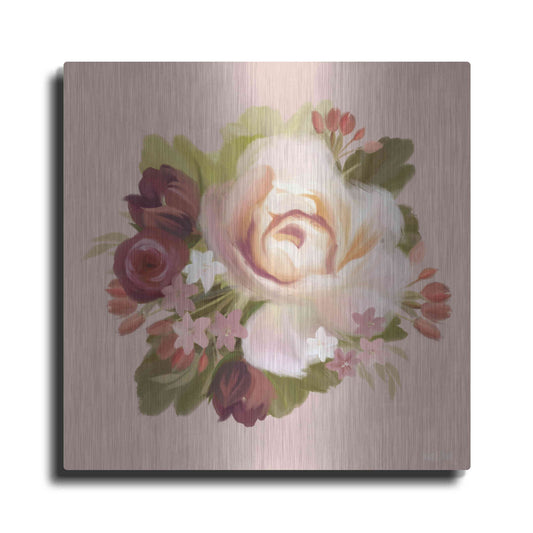 Luxe Metal Art 'Blush Blossoms' by House Fenway, Metal Wall Art