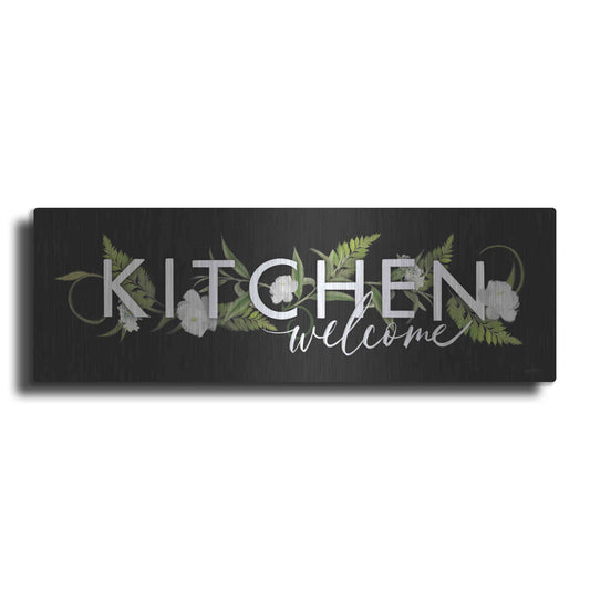 Luxe Metal Art 'Kitchen Welcome' by House Fenway, Metal Wall Art