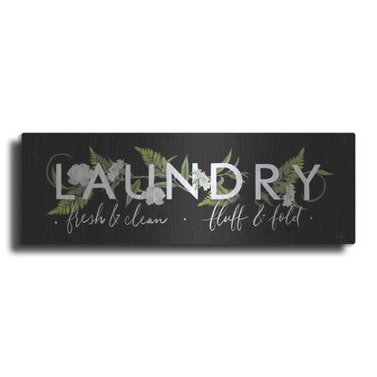 Luxe Metal Art 'Laundry Sign' by House Fenway, Metal Wall Art