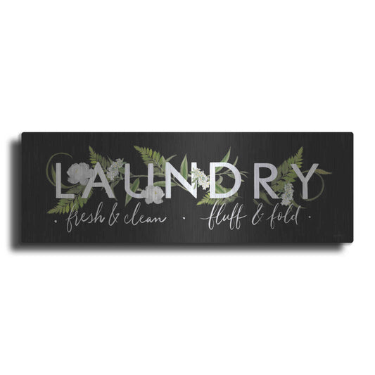 Luxe Metal Art 'Laundry Sign' by House Fenway, Metal Wall Art
