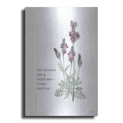 Luxe Metal Art 'Lovely and Free   ' by House Fenway, Metal Wall Art