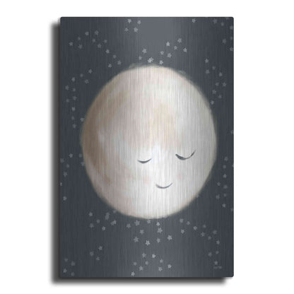 Luxe Metal Art 'Happy Little Moon II  ' by House Fenway, Metal Wall Art