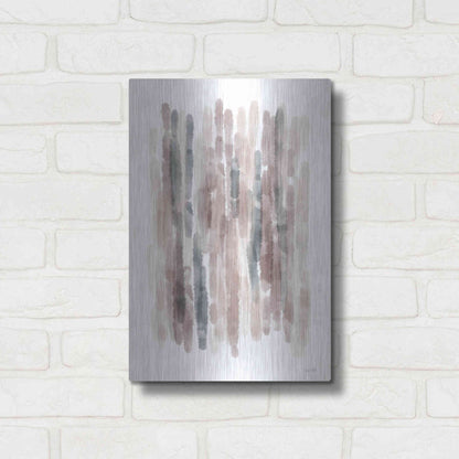 Luxe Metal Art 'Glam Abstract' by House Fenway, Metal Wall Art,12x16