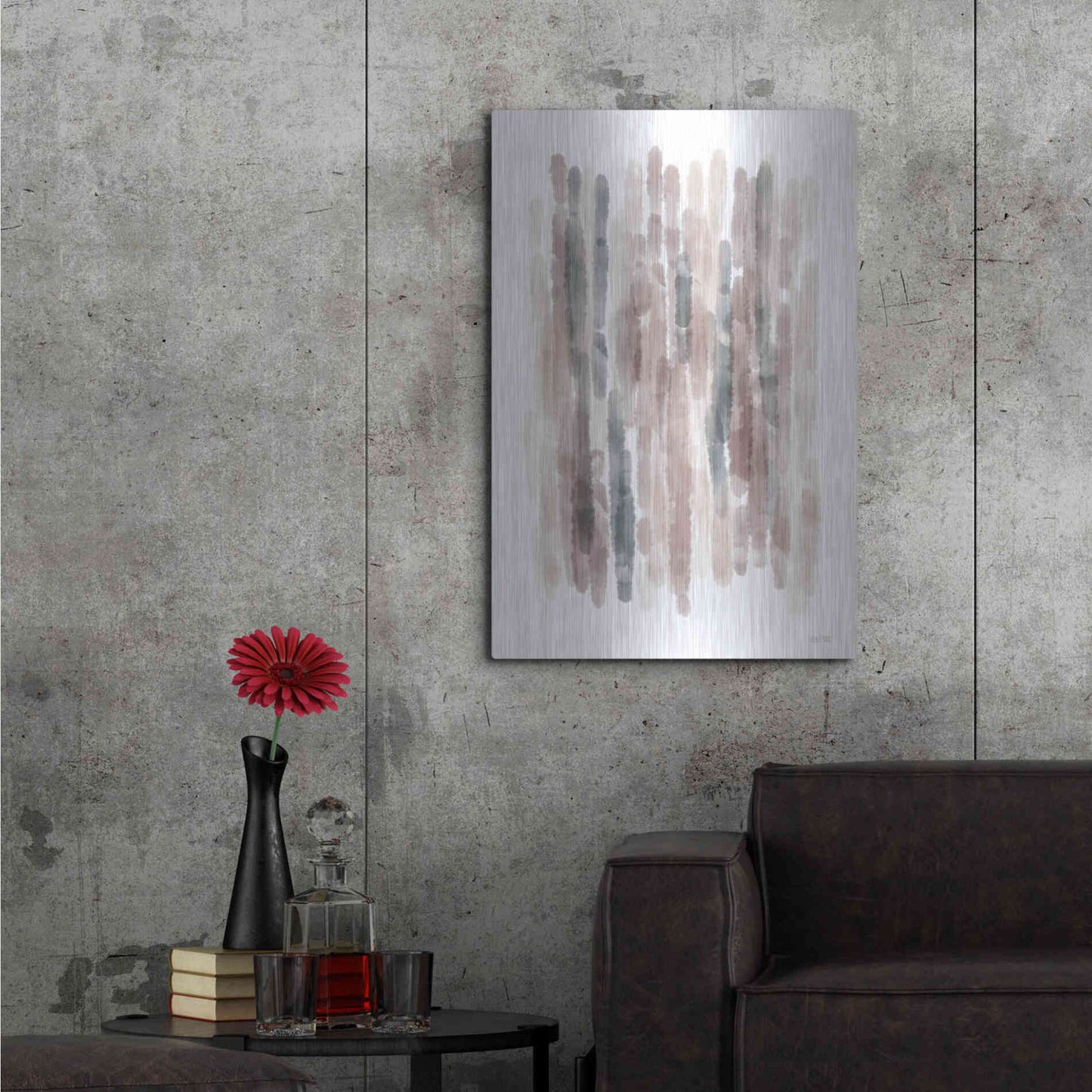 Luxe Metal Art 'Glam Abstract' by House Fenway, Metal Wall Art,24x36