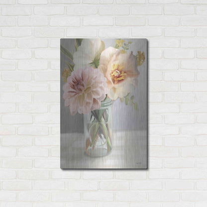 Luxe Metal Art 'Fresh Flowers For You' by House Fenway, Metal Wall Art,24x36