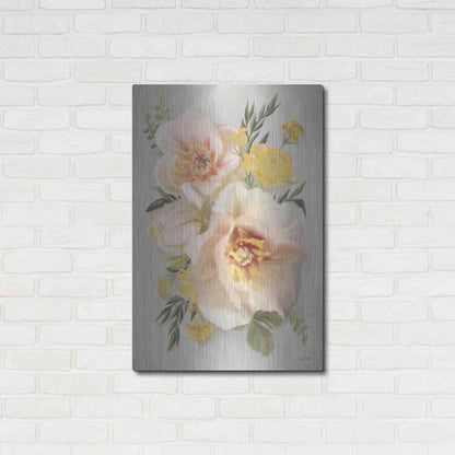 Luxe Metal Art 'Wild Anemone Bouquet' by House Fenway, Metal Wall Art,24x36