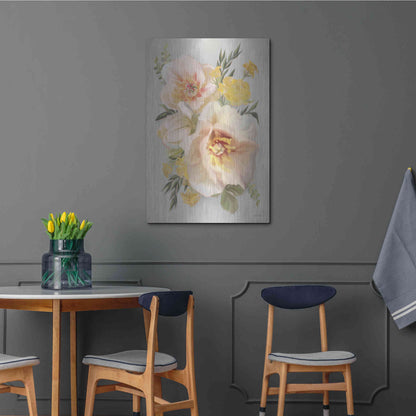 Luxe Metal Art 'Wild Anemone Bouquet' by House Fenway, Metal Wall Art,24x36