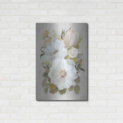 Luxe Metal Art 'Floral Tansy Bouquet' by House Fenway, Metal Wall Art,24x36