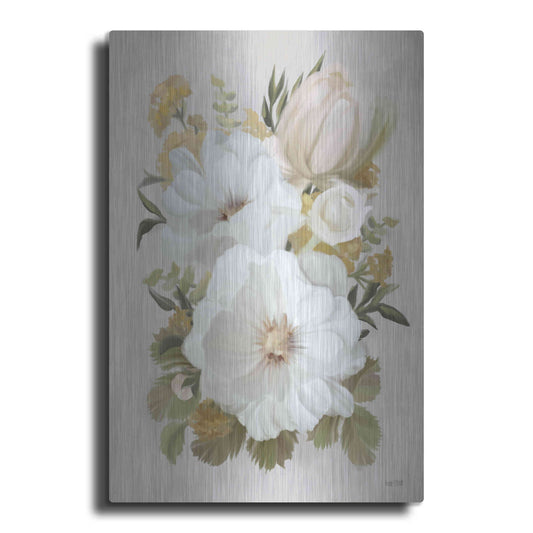 Luxe Metal Art 'Floral Tansy Bouquet' by House Fenway, Metal Wall Art