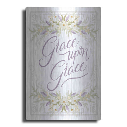 Luxe Metal Art 'Grace Upon Grace' by House Fenway, Metal Wall Art