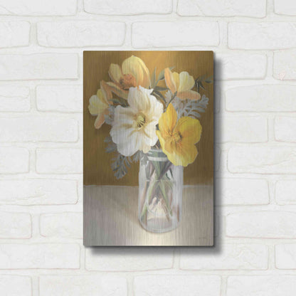 Luxe Metal Art 'Butterscotch Bunch' by House Fenway, Metal Wall Art,12x16