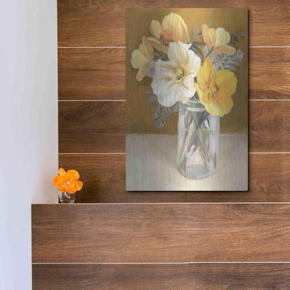 Luxe Metal Art 'Butterscotch Bunch' by House Fenway, Metal Wall Art,12x16