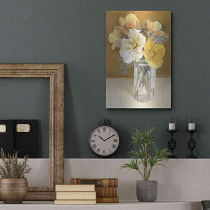 Luxe Metal Art 'Butterscotch Bunch' by House Fenway, Metal Wall Art,12x16