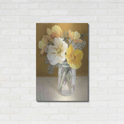 Luxe Metal Art 'Butterscotch Bunch' by House Fenway, Metal Wall Art,24x36