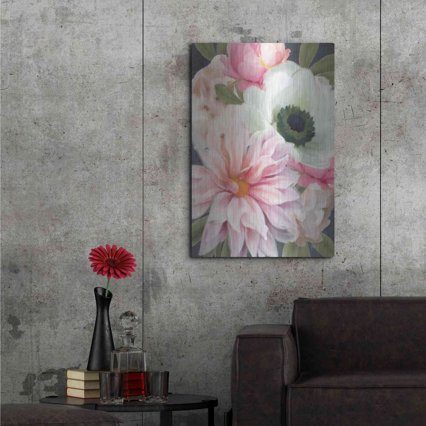 Luxe Metal Art 'Pink Spring Mix' by Heidi Kuntz, Metal Wall Art,24x36