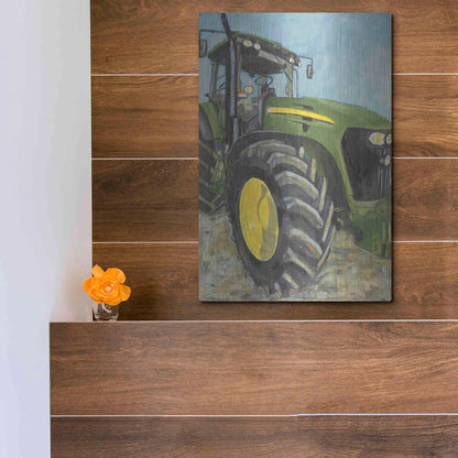 Luxe Metal Art 'Farm Days' by Jennifer Holden, Metal Wall Art,12x16