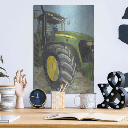 Luxe Metal Art 'Farm Days' by Jennifer Holden, Metal Wall Art,12x16