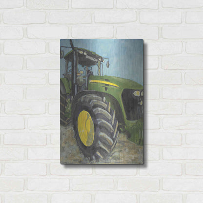 Luxe Metal Art 'Farm Days' by Jennifer Holden, Metal Wall Art,16x24