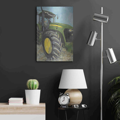 Luxe Metal Art 'Farm Days' by Jennifer Holden, Metal Wall Art,16x24