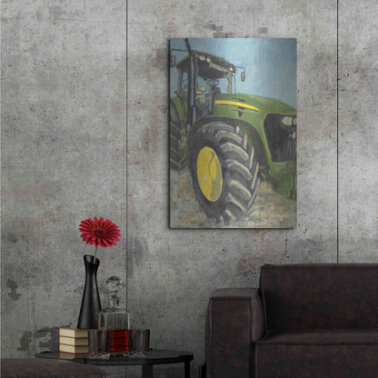 Luxe Metal Art 'Farm Days' by Jennifer Holden, Metal Wall Art,24x36
