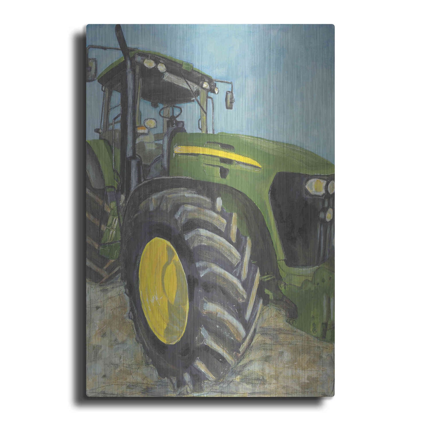 Luxe Metal Art 'Farm Days' by Jennifer Holden, Metal Wall Art