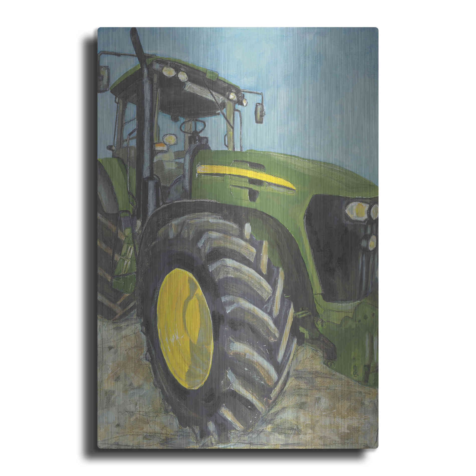 Luxe Metal Art 'Farm Days' by Jennifer Holden, Metal Wall Art