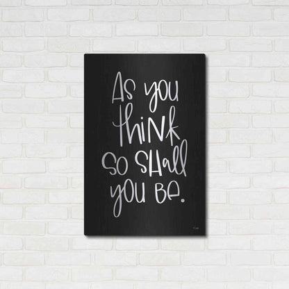 Luxe Metal Art 'As You Think' by Jaxn Blvd., Metal Wall Art,24x36