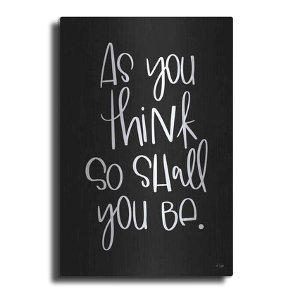 Luxe Metal Art 'As You Think' by Jaxn Blvd., Metal Wall Art