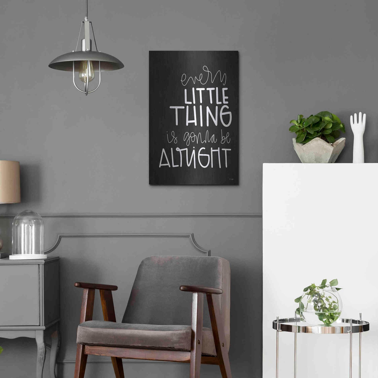 Luxe Metal Art 'Every Little Thing' by Jaxn Blvd., Metal Wall Art,16x24