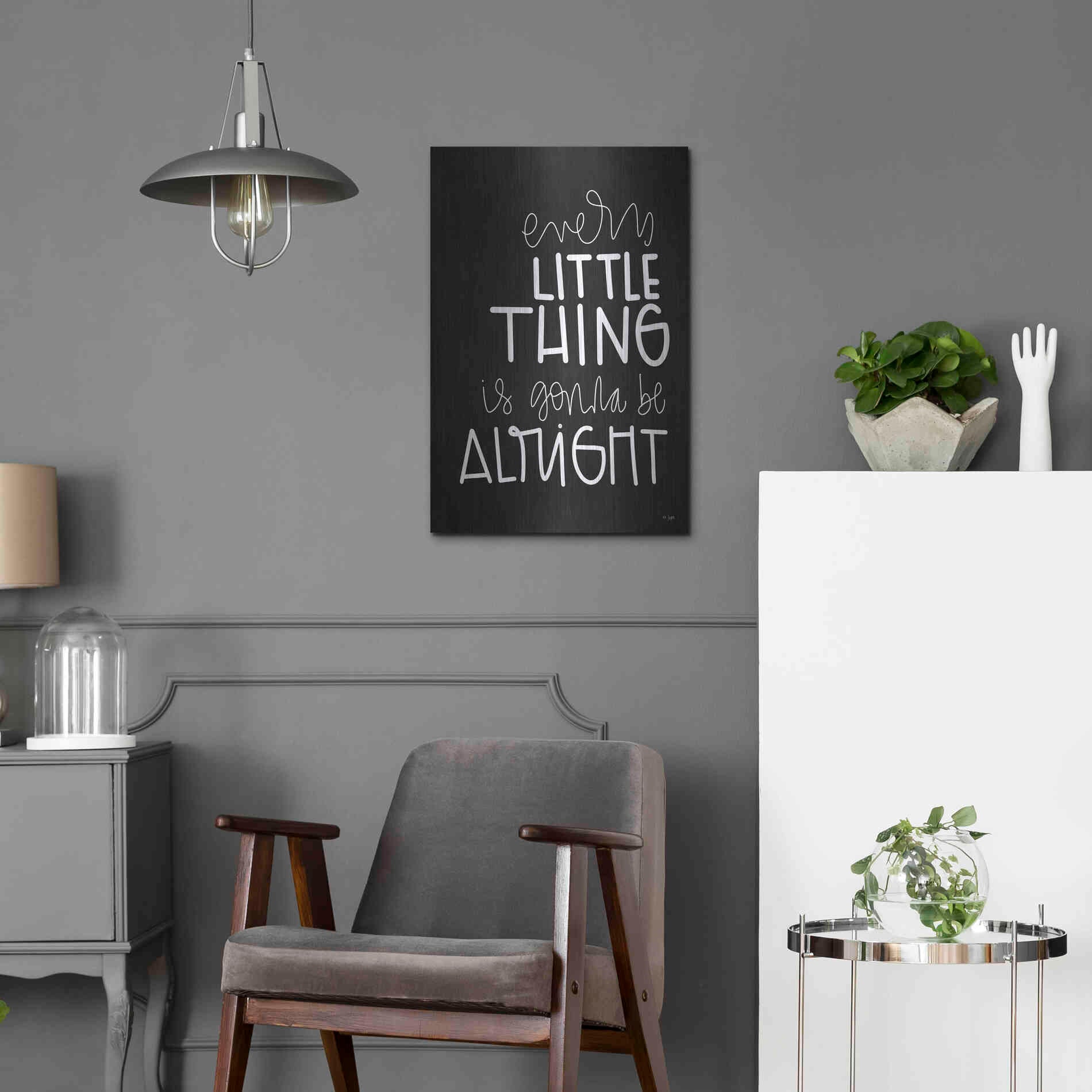 Luxe Metal Art 'Every Little Thing' by Jaxn Blvd., Metal Wall Art,16x24
