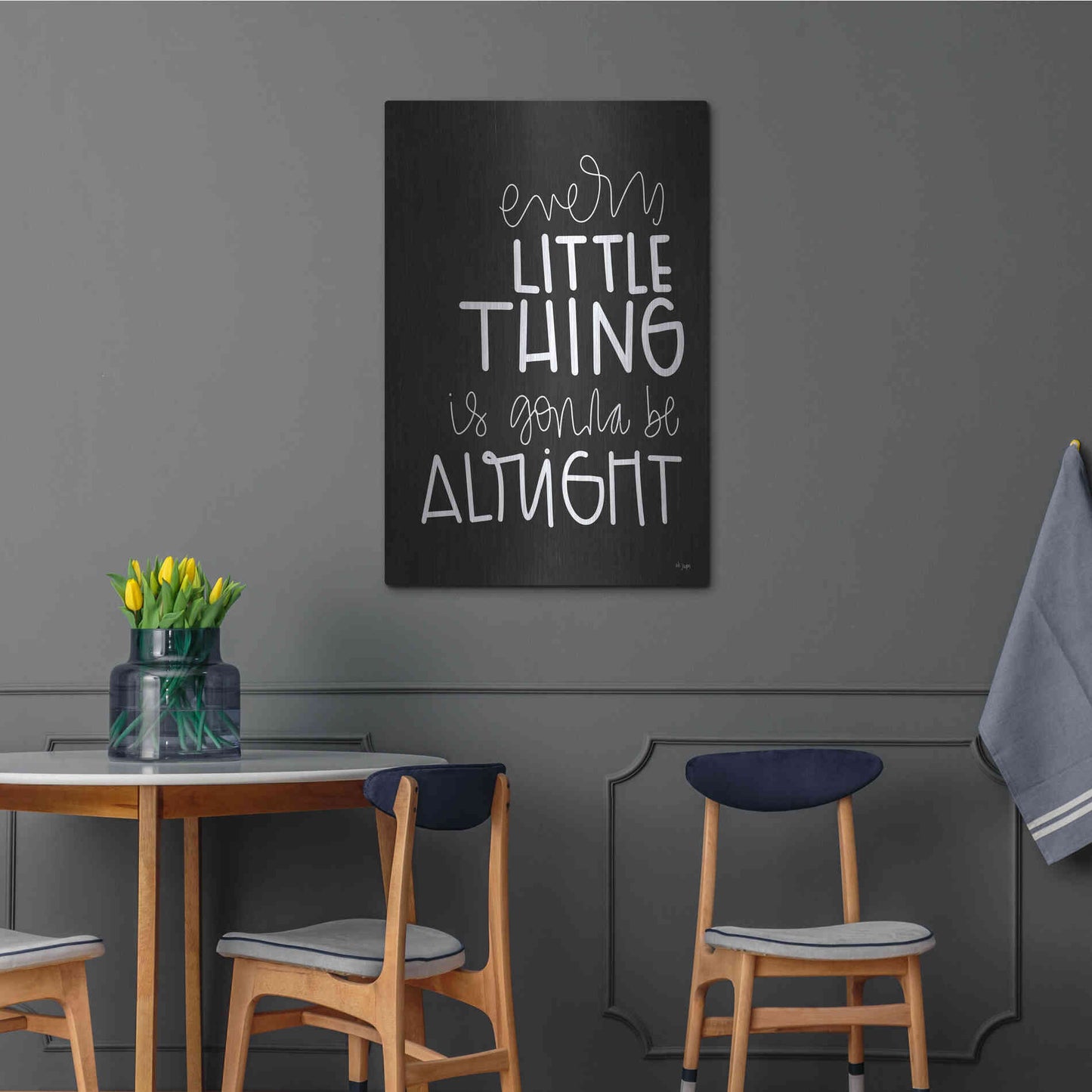 Luxe Metal Art 'Every Little Thing' by Jaxn Blvd., Metal Wall Art,24x36