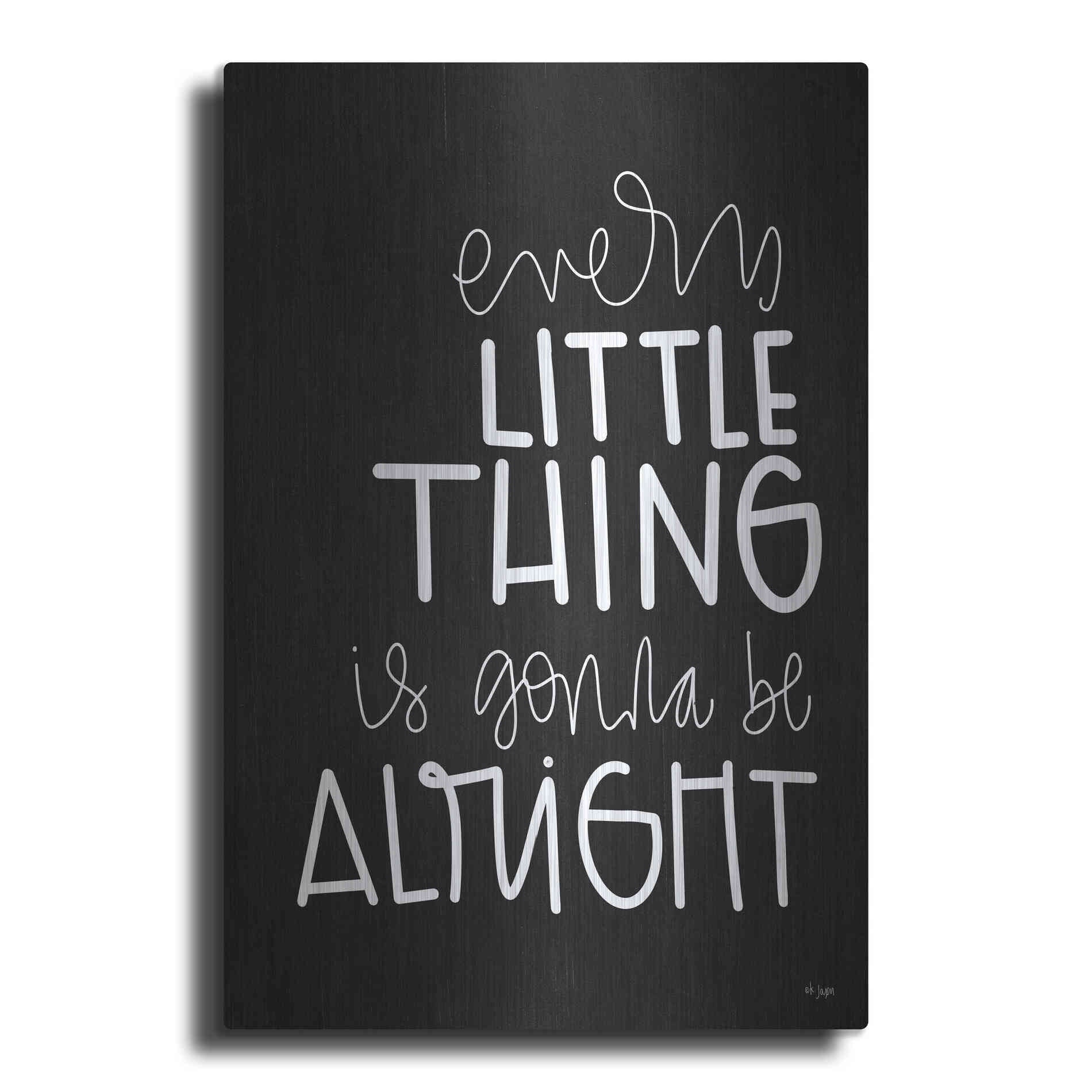 Luxe Metal Art 'Every Little Thing' by Jaxn Blvd., Metal Wall Art