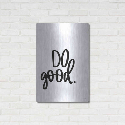 Luxe Metal Art 'Do Good' by Jaxn Blvd., Metal Wall Art,24x36