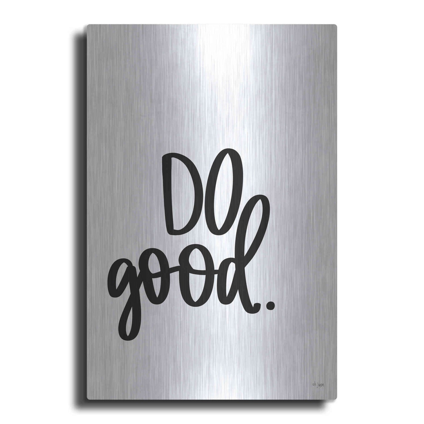 Luxe Metal Art 'Do Good' by Jaxn Blvd., Metal Wall Art