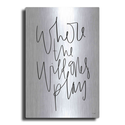 Luxe Metal Art 'Where the Wild Ones Play' by Jaxn Blvd., Metal Wall Art