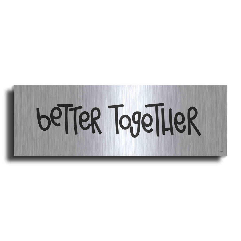Luxe Metal Art 'Better Together' by Jaxn Blvd., Metal Wall Art