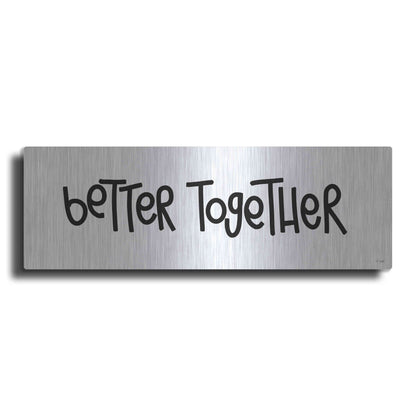 Luxe Metal Art 'Better Together' by Jaxn Blvd., Metal Wall Art